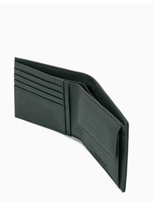 Portafoglio bifold in saffiano rigenerato ASV Emporio Armani | EM000980 AF13666.U7238